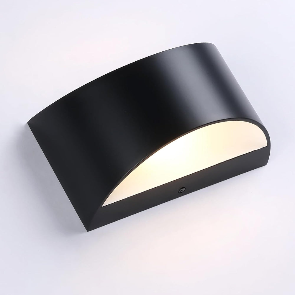 Black Modern LED Wall Sconce (with G9 Bulbs) Hardwired Indoor Wall Lights Set...