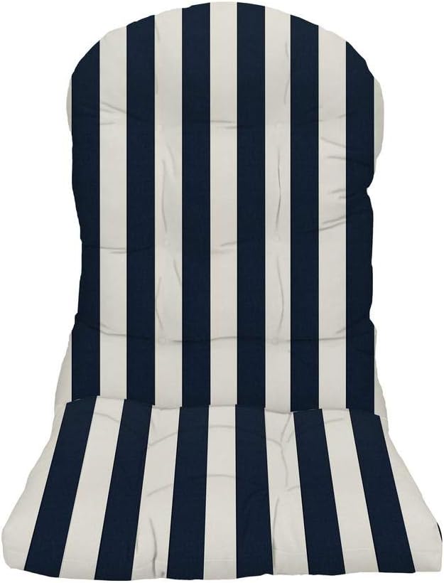 RSH DECOR: Tufted Adirondack Chair Cushion | 42.5” x 21” | All-Weather Spun F...