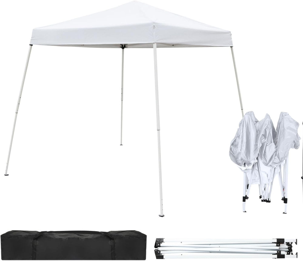 Outvita Outdoor Canopy 10x10' Pop Up Commercial Instant Gazebo Tent White