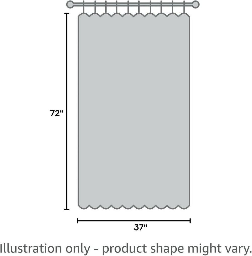 Joydeco Blackout Curtains for Bedroom - 100% Light Blocking 2 Panels Light Gr...