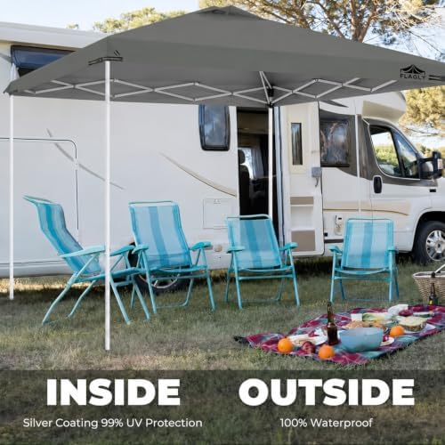 10x10ft Replacement Canopy Top with Air Vent, Waterproof & UV Protection ...