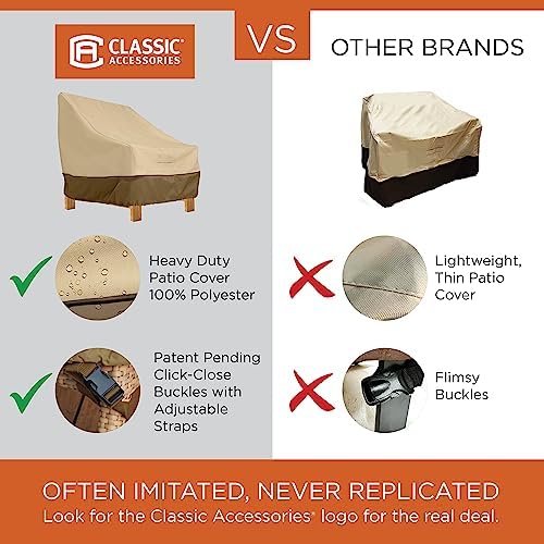 Classic Accessories Veranda Water-Resistant 27.5 Inch Rocking Chair Cover, Pa...