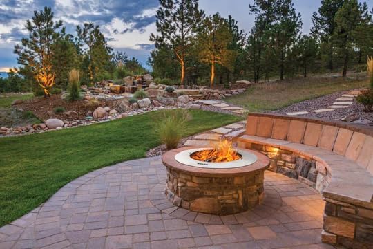Breeo Zentro Fire Pit Insert - Stainless Steel, Round 30 in with Lid