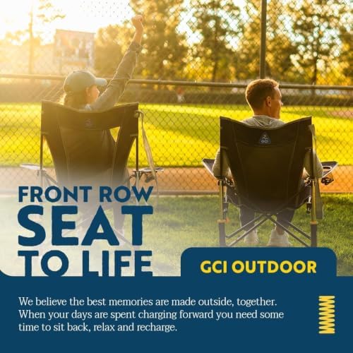 GCI Outdoor Comfort Pro Rocker Outdoor Rocking Chair with Beverage Holder