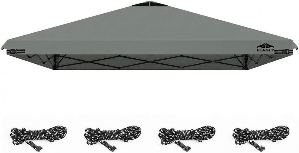 10x10ft Replacement Canopy Top with Air Vent, Waterproof & UV Protection ...
