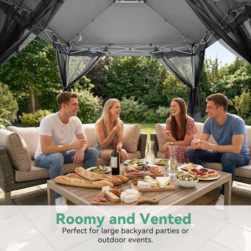 COBIZI 13x13 Pop up Gazebo on Clearance, Outdoor pop up Canopy Tent,carpas pa...