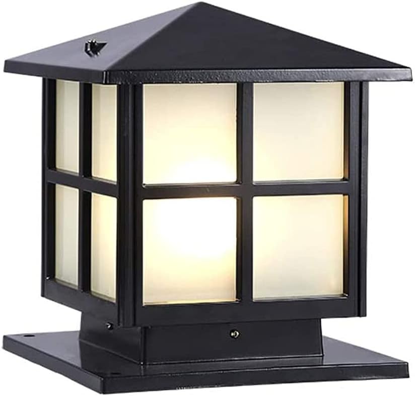 11.8in outdoor post lights hardwired, modern column lights, main product view