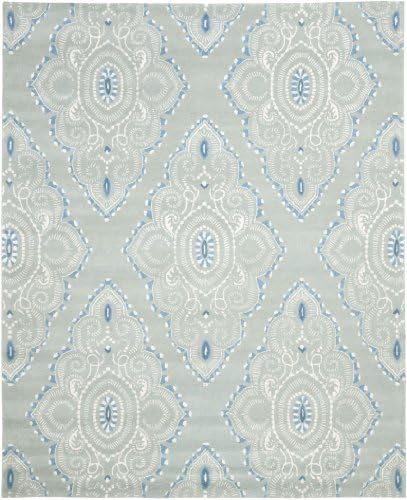 SAFAVIEH Wyndham Collection Area Rug - 10' x 14', Blue & Ivory, H...