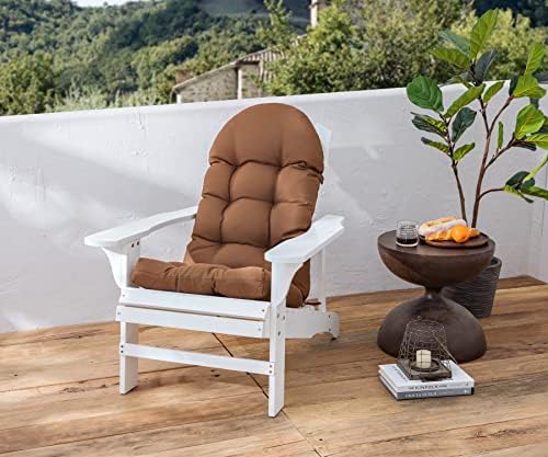 Enipate Weather Resistant Cushions for Adirondack Chair High Back Indoor Outd...