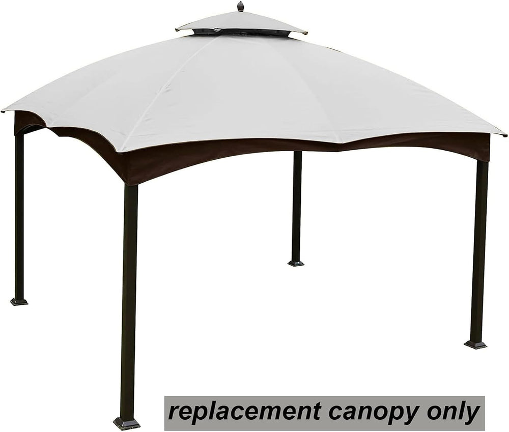 Hugline Outdoor Replacement Canopy Top Double Tier Gazebo Roof Cover for Lowe...
