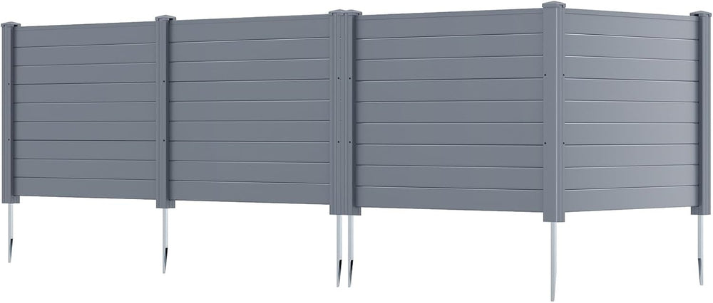 GIANTEX No-Dig Air Conditioner Fence, 4 Panels, 48''W x 36''H...