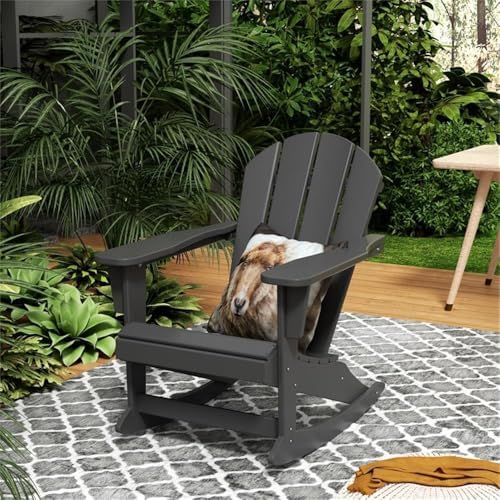 Costaelm Outdoor Adirondack Chair, All Weather Resistant Classic Balcony Chai...
