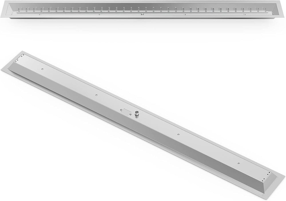 Stanbroil Linear 72" x 6" Drop-in Fire Pit Pan with Jet Burner