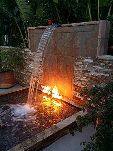 EasyFirePits Lifetime Warranted 316 Stainless Steel Marine Grade Linear Burners (14.00, 14 Inch Trough Burner)