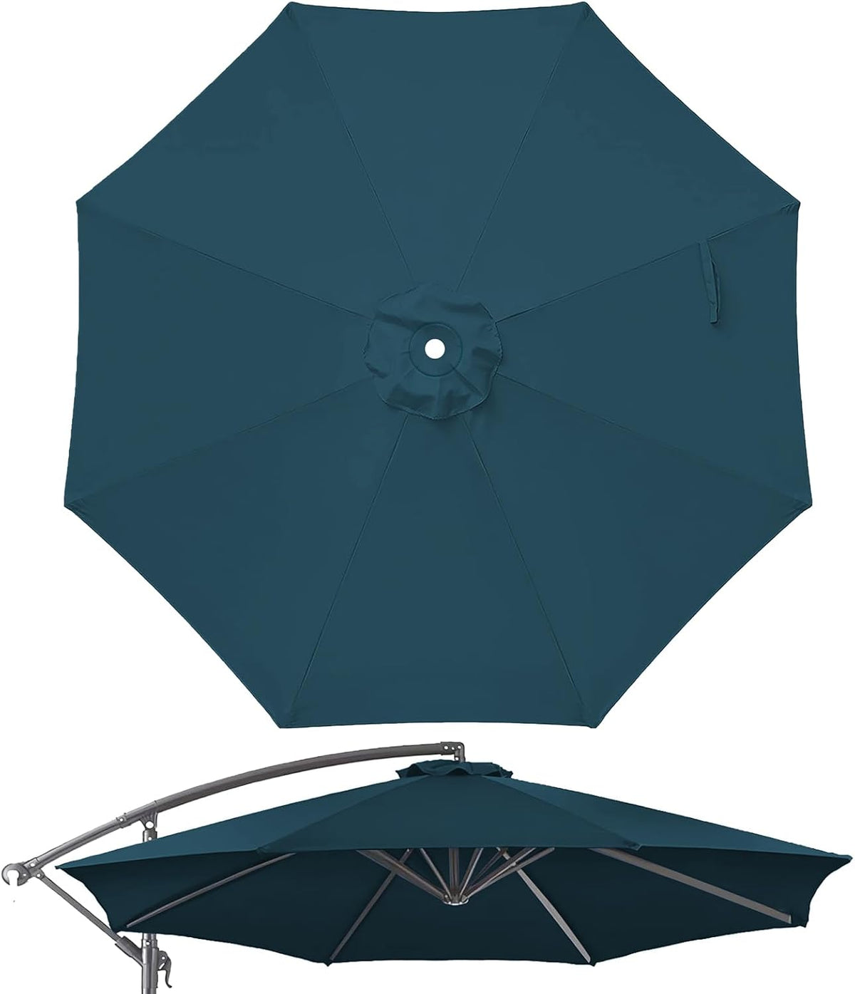 10ft patio umbrella replacement canopy for 8 ribs, main product view