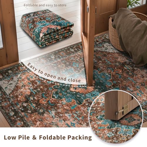 Ciicool 8X10 Area Rug for Living Room,Washable Large Soft Non-Slip Bedroom