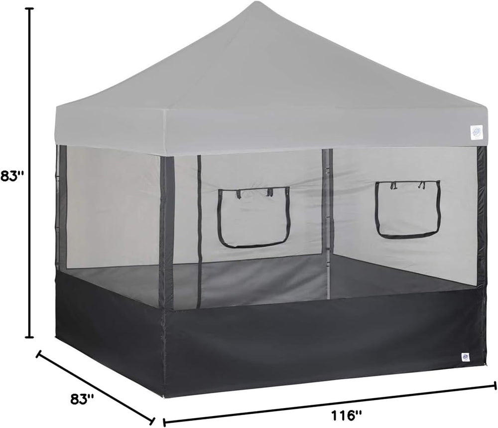 E-Z UP Food Booth Sidewall Kit, Set of 4, Fits 10x10 Straight Leg Canopy Tent...