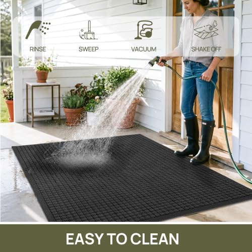 Front Door Mat Outside Entrance, Sturdy Indoor Outdoor Doormat 72x24