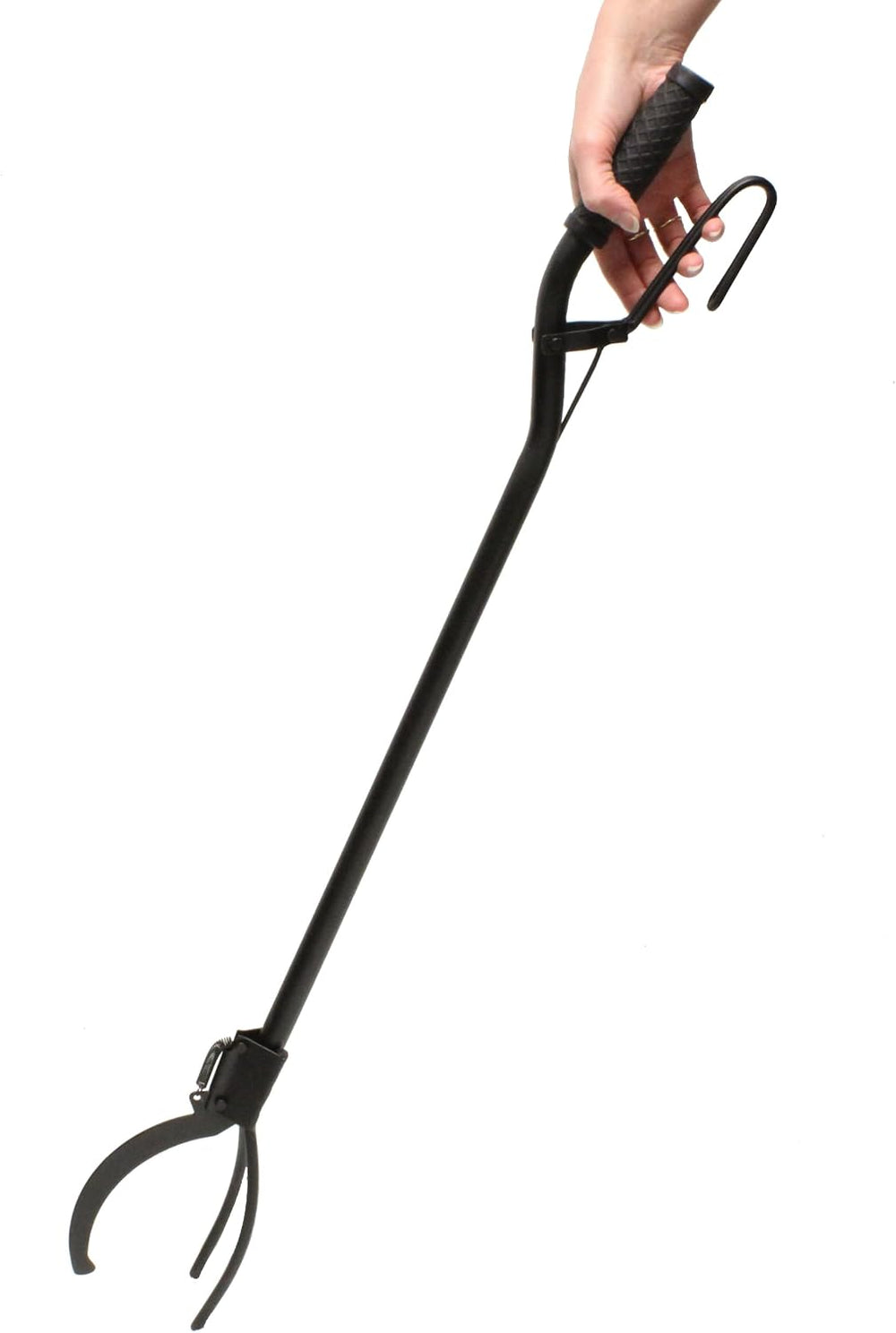 Redneck Convent Heavy-Duty Log Grabber Fire Tongs Poker Tool with Spring Hand...