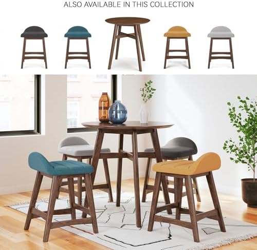 Signature Design by Ashley Lyncott Contemporary 24.25' Seat Height Counte...