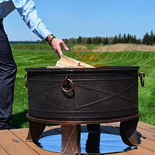 Newtex FirePad Deck Protector - Perfect for Fire Pits, BBQ, Smokers, Grills -...