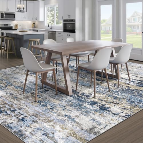 pmtsns Area Rugs 8x10 for Living Room: Washable Rug Modern Abstract Neutral S...