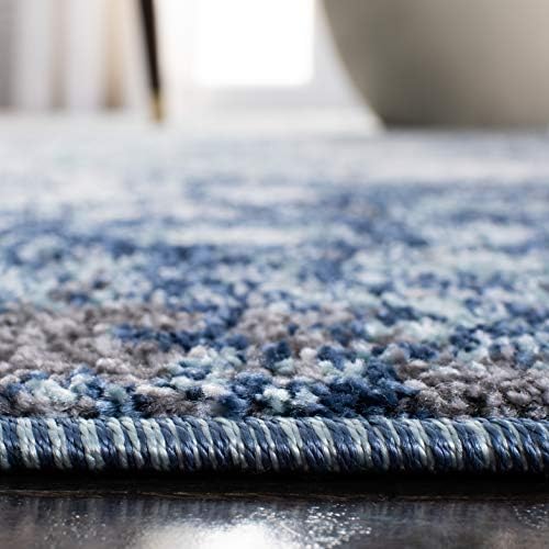 SAFAVIEH Aston Collection X-Large Area Rug - 12' x 18', Light Blue &a...