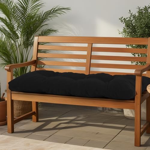 Outdoor Bench Cushion Waterproof, Tufted Bench Seat Cushion