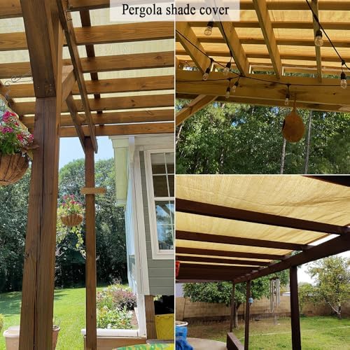 90% Shade Cloth for Patio, 8x25 FT Pergola Shade Cover