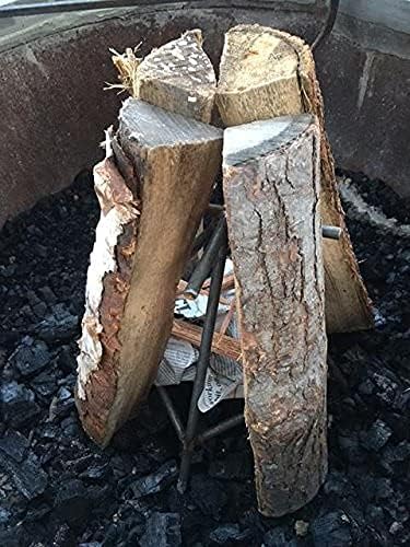 The Original Vertical Fire Pit Grate, Chiminea, Kiva Fireplace Firewood - Low...