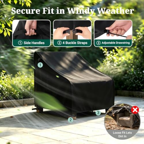 MR. COVER Patio Chair Covers Waterproof, Outdoor Furniture Covers for Rocking...