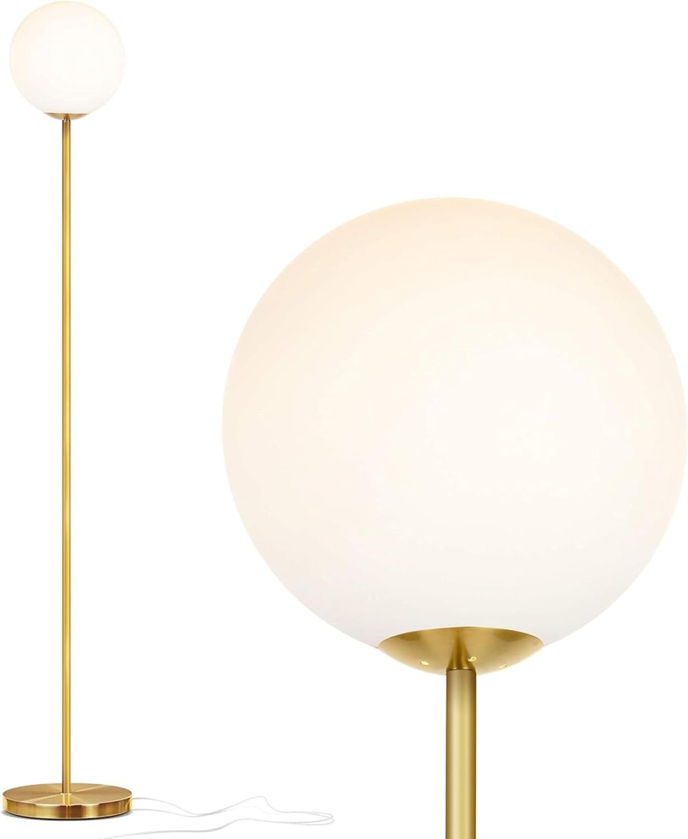 Brightech Luna LED Floor lamp, Modern Lamp for Living Rooms & Offices, Gr...