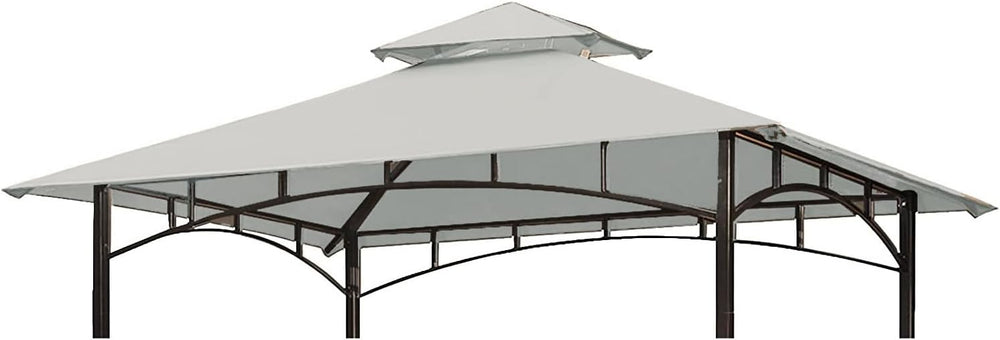 Grill Gazebo Replacement Canopy Top - Wonwon 5x8 Gazebo Roof Double Tiered Ou...