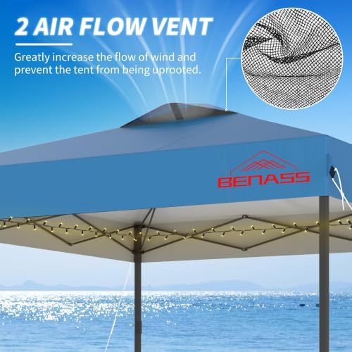 10x10 Pop Up Canopy Tent with 3 Sidewalls, Grey