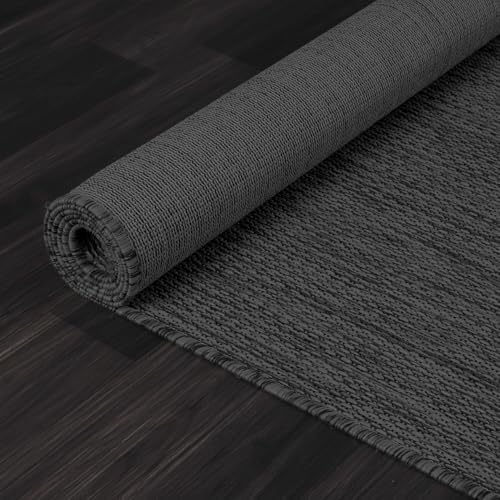Washable Indoor Outdoor Rug 5x7 Weather Resistant Area Rugs Modern Solid for ...