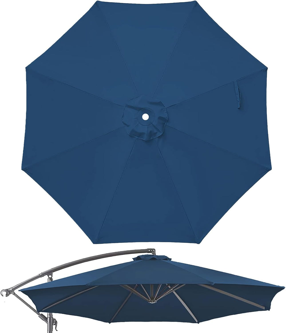10ft Patio Umbrella Replacement Canopy for 8 ribs, Fits Hanging Offset Cantil...