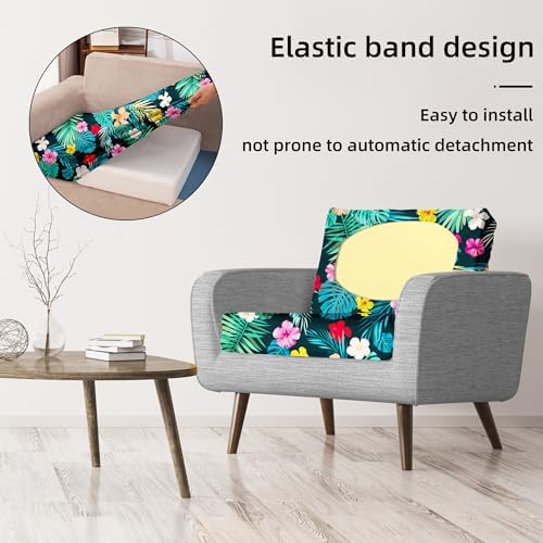 8 Pcs Outdoor Cushion Covers, Patio Sofa Cushion Covers Replacement