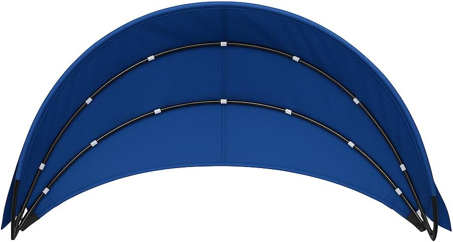 Outdoor Patio Daybed Canopy Replacement Cover – 66'' Round Retractabl...