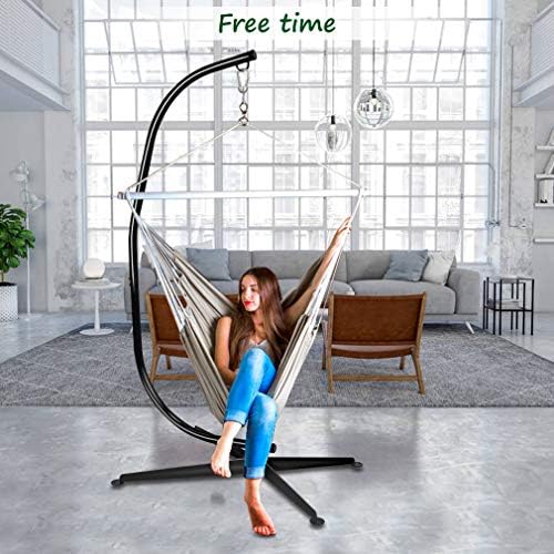 Hammock Chair Stand, Hanging Hammock Chair Stand C Stand Outdoor Indoor Solid...