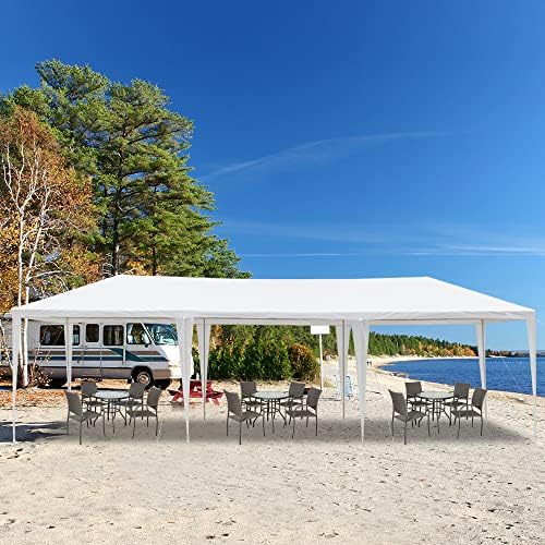 10x30 FT Party Tent, Outdoor Wedding Tents for Parties, Canopy Event Tent Wit...