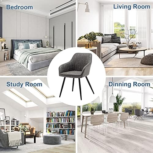 annjoe Faux Leather Accent Chair Arm Chairs Living Room Chairs Leisures Chair...