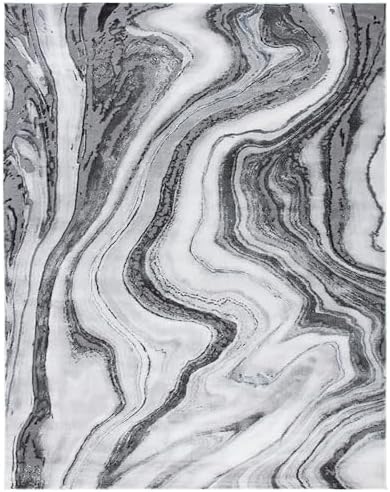 SAFAVIEH Craft Collection X-Large Area Rug - 12' x 15', Grey & Si...