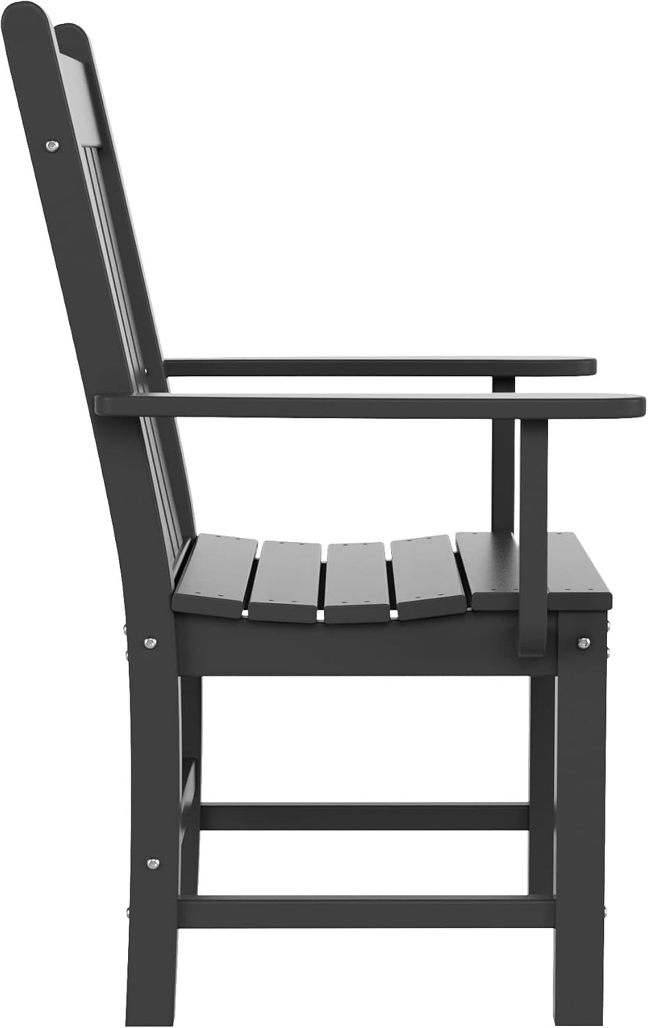 WestinTrends Malibu Classic Outdoor Dining Chairs with Arms, All Weather Poly...