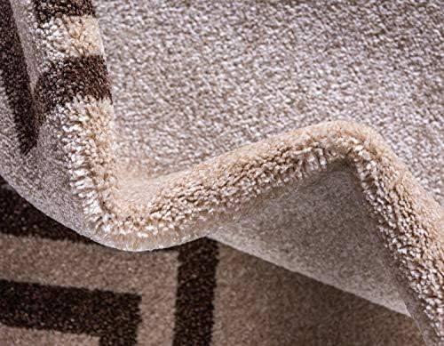 Unique Loom Athens Collection Classic Geometric Modern Border Design Area Rug...