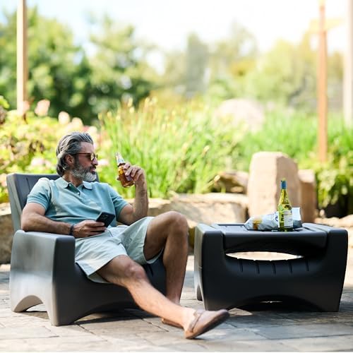 Step2 Switchback Adirondack Chair for Patio, Porch, Pool, Fire Pit, Deck, Dur...