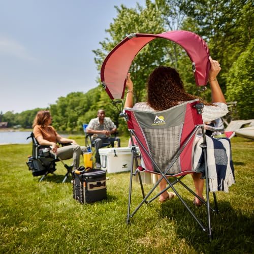 GCI Outdoor SunShade Comfort Pro Camping Chair
