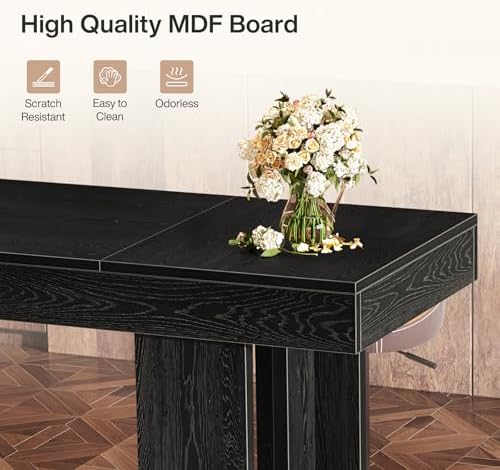 Tribesigns 70.9-Inch Extra Long Bar Table, Modern Counter Height Pub Table, R...