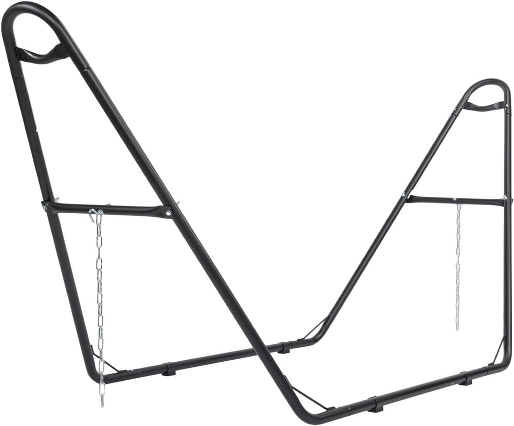 ONCLOUD Sandblasted Iron Hammock Stand only, Heavy Duty Adjustable Hammock Fr...