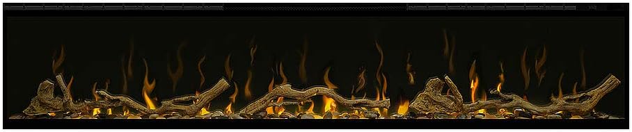 Dimplex IgniteXL 60" Built-in Linear Electric Fireplace with Driftwood a...