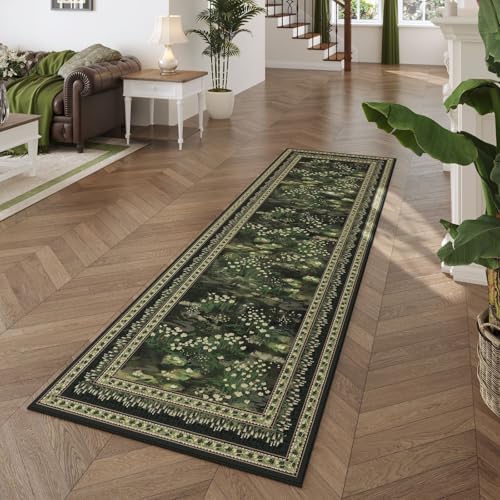 Rugcomf Runner Rug Impressionist-Style Vintage Kitchen Rugs Non Slip Washable...